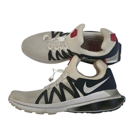 Nike Shox Gravity White Metallic Silver/Black Running Shoes Men's US Size 13 - Picture 2 of 14